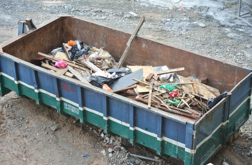 A selection of furniture ready for disposal in Covent Garden