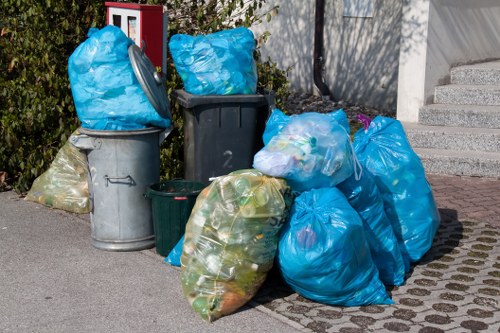 Diverse items being cleared from a Covent Garden home